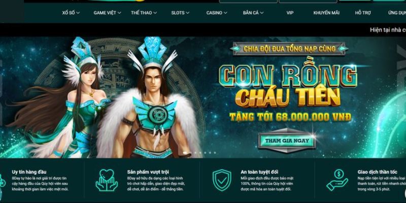 Casino 8Day mang tới nhiều khuyến mãi hấp dẫn
